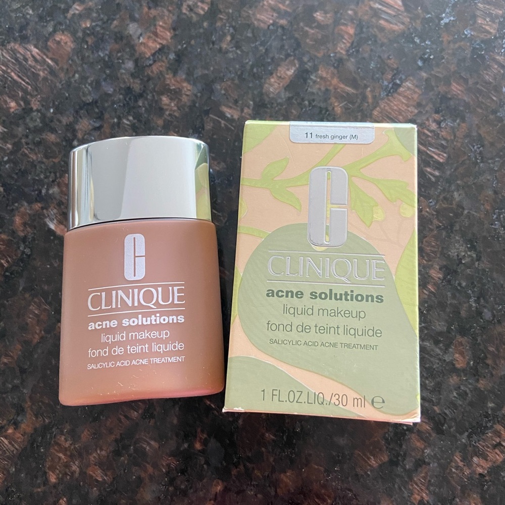 NEW Clinique Acne Solutions Makeup, Fresh Ginger